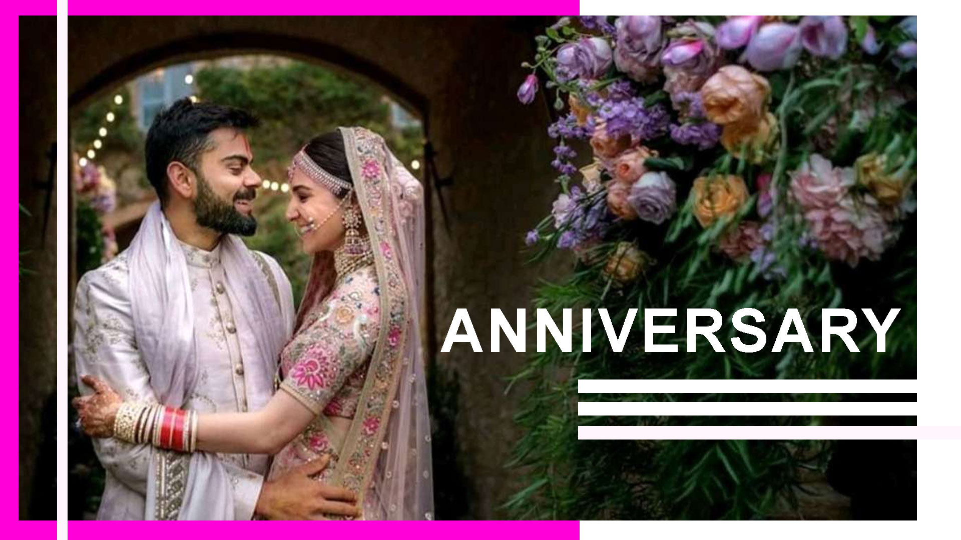 Anushka Virat Wedding Anniversary